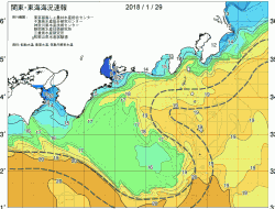関東・東海海況速報/広域(2018/01/29)