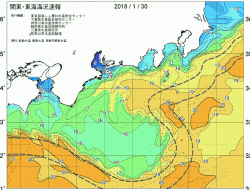 関東・東海海況速報/広域(2018/01/30)