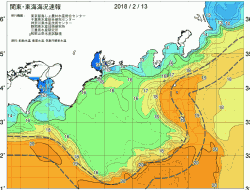 関東・東海海況速報/広域(2018/02/13)