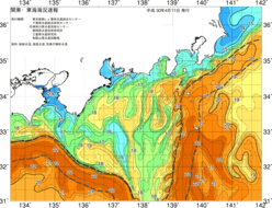 関東・東海海況速報/広域(2018/04/11)