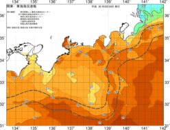 関東・東海海況速報/広域(2018/08/30)