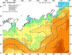 関東・東海海況速報/広域(2018/10/17)
