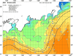 関東・東海海況速報/広域(2018/10/22)
