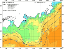 関東・東海海況速報/広域(2018/10/25)