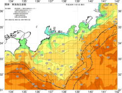 関東・東海海況速報/広域(2018/11/01)