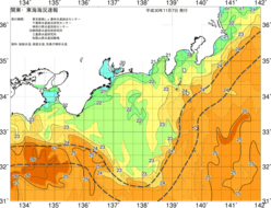 関東・東海海況速報/広域(2018/11/07)