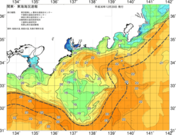関東・東海海況速報/広域(2018/12/20)