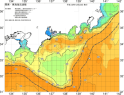 関東・東海海況速報/広域(2018/12/23)