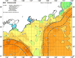 関東・東海海況速報/広域(2019/01/08)