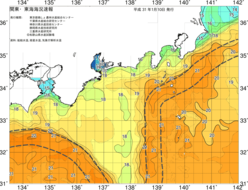 関東・東海海況速報/広域(2019/01/10)