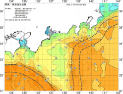 関東・東海海況速報/広域(2019/01/11)