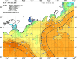 関東・東海海況速報/広域(2019/01/16)