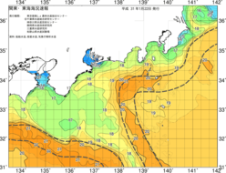 関東・東海海況速報/広域(2019/01/22)