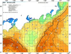 関東・東海海況速報/広域(2019/02/25)
