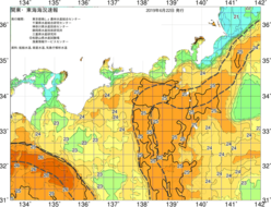 関東・東海海況速報/広域(2019/06/22)
