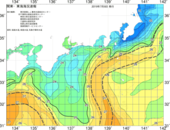 関東・東海海況速報/広域(2019/07/08)