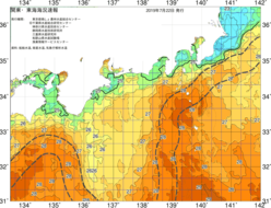 関東・東海海況速報/広域(2019/07/22)