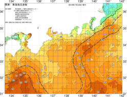 関東・東海海況速報/広域(2019/07/24)