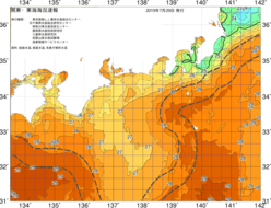 関東・東海海況速報/広域(2019/07/29)
