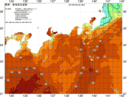 関東・東海海況速報/広域(2019/08/05)