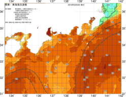 関東・東海海況速報/広域(2019/08/09)