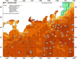 関東・東海海況速報/広域(2019/08/21)