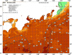 関東・東海海況速報/広域(2019/08/22)