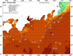 関東・東海海況速報/広域(2019/08/23)
