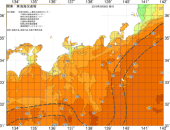 関東・東海海況速報/広域(2019/09/08)