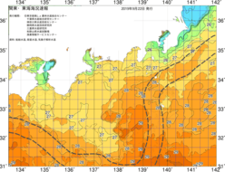 関東・東海海況速報/広域(2019/09/22)