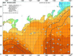 関東・東海海況速報/広域(2019/10/10)