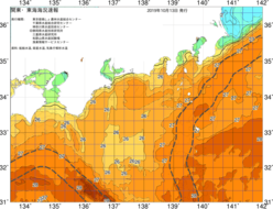 関東・東海海況速報/広域(2019/10/13)