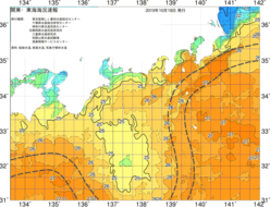 関東・東海海況速報/広域(2019/10/18)