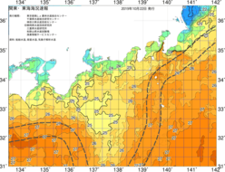 関東・東海海況速報/広域(2019/10/22)