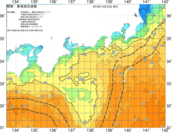 関東・東海海況速報/広域(2019/10/23)