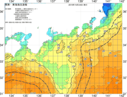 関東・東海海況速報/広域(2019/10/24)