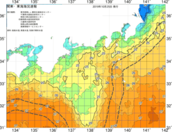 関東・東海海況速報/広域(2019/10/25)