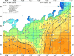 関東・東海海況速報/広域(2019/10/28)