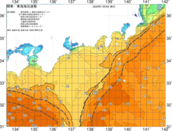 関東・東海海況速報/広域(2020/01/09)