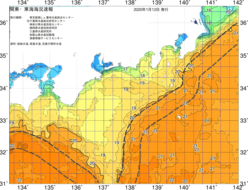 関東・東海海況速報/広域(2020/01/12)