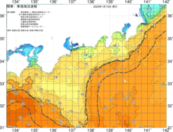 関東・東海海況速報/広域(2020/01/15)