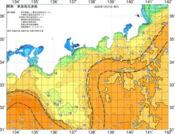 関東・東海海況速報/広域(2020/01/21)