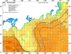 関東・東海海況速報/広域(2020/01/24)