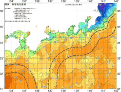 関東・東海海況速報/広域(2020/07/22)