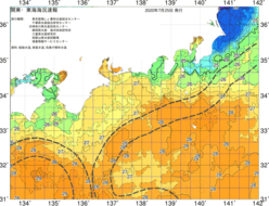 関東・東海海況速報/広域(2020/07/25)