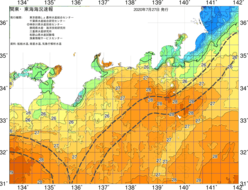 関東・東海海況速報/広域(2020/07/27)