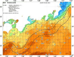 関東・東海海況速報/広域(2020/07/29)