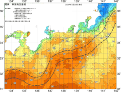 関東・東海海況速報/広域(2020/07/30)