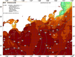 関東・東海海況速報/広域(2020/08/25)