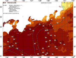 関東・東海海況速報/広域(2020/08/31)